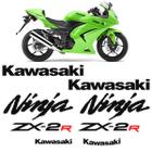 Adesivos P/ Moto Ninja 250r Zx-2r 2010 2011 Preto Genérico