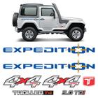 Adesivos P/ Troller Expedition 4x4 11 T4 Faixa Azul Genérico