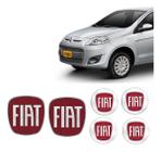 Adesivos Para Fiat Novo Palio 2012/2017 Vermelho - Genérico