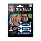 Adesivos pretos para olhos The Party Animal NFL Seattle Seahawks