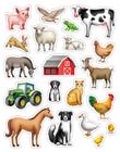 Adesivos Teacher Created Resources Farm TCR7090 - Pacote com 120 Unidades