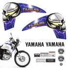 Adesivos Tenere 2013 Moto Yamaha Faixa Tanque Caveira e Raio - SPORTINOX