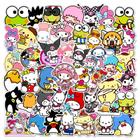 Adesivos XYLL Cute Sanrio Cartoon 50 unidades para garrafa de água infantil