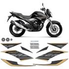 Adesivos Yamaha Fazer 250 2017 2018 Moto Preta + Emblemas