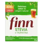 Adoçante Finn 600mg Stévia e Taumatina Pó 50 unidades