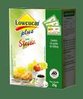 Adoçante Lowçucar Plus Com Stevia Sache Cartucho 50 X 0,5G