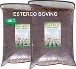 Adubo E Composto Orgânico 10kg Esterco Bovino Leiteiro - AGROADUBO
