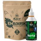 Adubo Orgânico EM Bokashi + Bokashi Horta Liquido KORIN