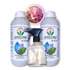 Adubo Para Flores Concentrado - 1 litro (rende 200 Litros de Calda) - 2 unid. + 1 Spray - Agrolidher