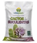 Adubo Terra Substrato Solo Cactos Suculentas Vitaplan 1,5kg Nutriplan Casca Compostada Superfosfato