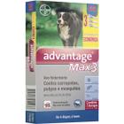 Advantage MAX3 4 mL Elanco para Cães Acima de 25 Kg - 3 Bisnagas