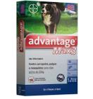 Advantage Max3 Cães - 3 Bisnagas - Proteção Total - Bayer