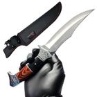 Afiada e Durável Faca de Inox com Bainha e Cabo em Madeira TB091922 TB091641 TB092047