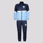 Agasalho Manchester City Trilobal Infantil Marinho/Celeste