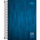 Agenda 2024 Tilibra Zip 176 Folhas- Agenda Escolar Pequena 129mmx 187mm Diária Masculina Cor Preto, Azul, Vermelho e Cin