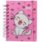 Agenda 2025 com capa espiral Gatinhos 12,9x17,9