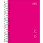 Agenda 2025 Espiral Diária Pepper Rosa Capa Dura Executiva 11,7 x 16,4cm M4 Tilibra