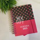 Agenda A5/A6 Estampada Colorida com Glitter 2025 - Interponte / WX Gift