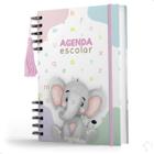 Agenda Creche Infantil Capa Dura Rotina Menina Elefante - Nisti Print