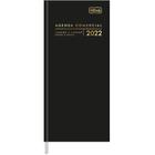 Agenda Diária 2022 Comercial Ideale Costurada Modelo 8 123x275mm com Fitilho e Hot Stamping Tilibra