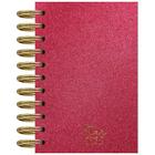 Agenda Diária 2025 Esp 100X150Mm Star Rosa Cereja Kit