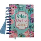 Agenda Permanente Azul - Mãe Melhor Amiga - 160 Folhas - 13x15,1cm - 1 unidade - Rizzo