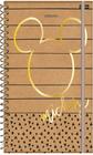 Agenda planejamento espiral 175x242mm cd 160pgs mickey e minnie arts kraft fsc jandaia 74731 24