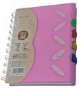 Agenda Planner Caderno Caderneta A6 Brochura Folhas Pautadas Capas Coloridas