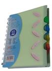 Agenda Planner Caderno Caderneta A6 Brochura Folhas Pautadas Capas Coloridas