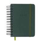 Agenda Planner Cicero 2025 11,5x16cm Verde Oliva 180 Folhas