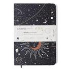 Agenda Planner Cicero Wire-o 2025 Astral Diária A5 Eclipse Preto