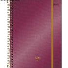 Agenda Planner Espiral M7 17,7 X 24 Cm West Village Metalizado 2025 Tilibra