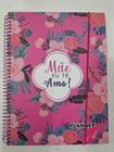 Agenda Planner Feliz dia das Mães com Relevo na Capa