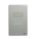 Agl interruptor inteligente touch wifi 2 teclas cinza