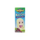 Água de coco sabor uva - os aventureiros - 200ml