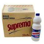 Água Sanitária Suprema 1 Litro -12 Unidades