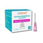 Agulha 20 x 0,55mm (24g x 3/4) Caixa com 100 Unidades Descartáveis Uniqmed