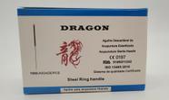 Agulha de Acupuntura 25x40mm cx c/ 1000 unid Gold Dragon - (Com loop)