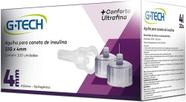 Agulha para Caneta de Insulina 4mm 32g 100 Unidades G-TECH