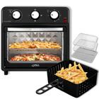 Air fryer e forno 2 em 1 britania 12 litros grande 1700w