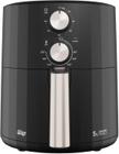 Air Fryer Fritadeira Elétrica 5L Sem Óleo 1500W 110V - Preta e Cinza