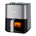 Air Fryer Fritadeira Elétrica Com Visor Sem Óleo 127V 1400W Inox 4L Inox Panela