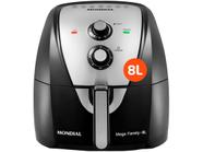 Air Fryer Mondial AFN-80-BI Preta e Inox 8L com Timer