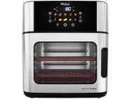 Fritadeira Air Fryer Philco Redstone PAF16A preta com painel digital frontal e visor transparente