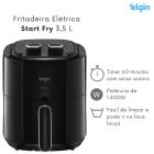 Air fryer start fry 3,5l - elgin