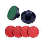 Air Hockey Pushers & Pucks Set, tamanho grande, (2 Navy Pushers + 2 - Shimu Yequyasu - ESG