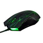 Aj52 Wired Professional Gaming Mouse tem 7 modos de luz de fundo Rgb para notebooks de computador