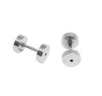 Alargador Piercing Prata 1mm