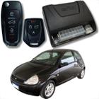 Alarme automotivo linha ford com chave canivete e bloqueador veicular universal completo kit fks