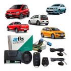 Alarme Automotivo Vw Fox Gol Up Controle Canivete Fk500 Vw